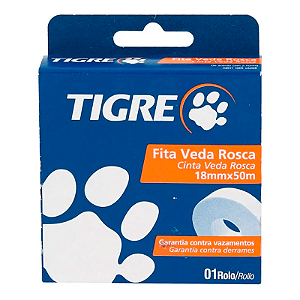 Fita Veda Rosca 18mm x 50 Metros Tigre