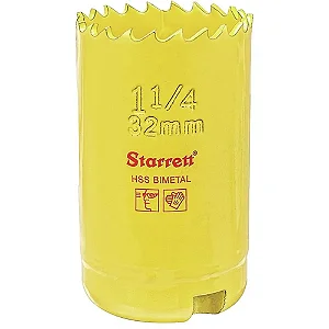 Serra Copo Bi-metal 32mm Fast Cut 1.1/4 Pol. Starrett