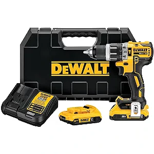 Kit Parafusadeira/Furadeira 1/2'' (13 mm) Com Impacto 20V Max Ion de Litio XR BRUSHLESS DeWalt