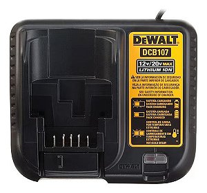 Carregador Bateria Modelo Dcb107 Baterias De 12v à 20v Bivolt Dewalt