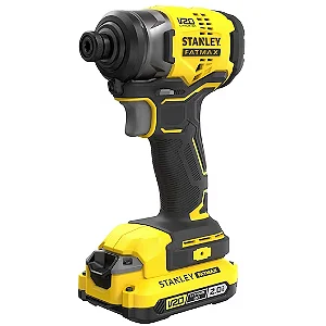 Parafusadeira de Impacto Brushless 1/4” 20V Max Íon de Lítio com Maleta Stanley