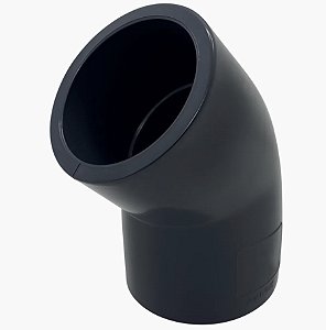 Joelho 45º PVC-U PN16 6" SCH80 Solda - Aqua Plastic