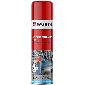Descarbonizante PRO Limpa TBI/ Corpo de Borboleta 300ml/230g - Wurth