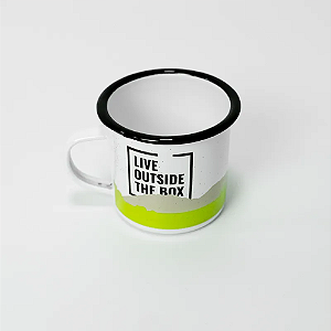 Caneca Aço Esmaltada Montanha 300ml- Hawapi
