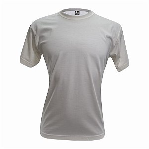Camiseta Adulto Off-White  em Algodão Penteado Fio 30.1 – Premium