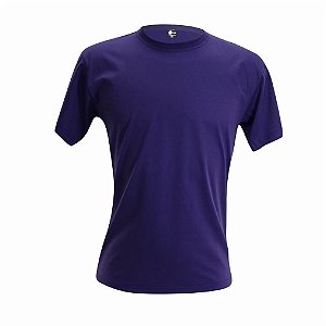 Camiseta Adulto Roxo em Algodão Penteado Fio 30.1 – Premium