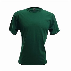 Camiseta Infantil  Verde  Folha Algodão Penteado Fio 30.1 – Premium