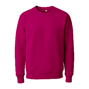 Moletom Blusão Rosa Pink em Moletom 3 Cabos Peluciado Adulto