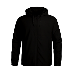 KIt 10 peças Jaqueta Corta Vento Preta Masculina à Prova de Vento e Chuva