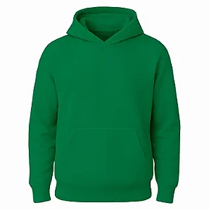 Moletom Canguru Verde Bandeira em Moletom 3 Cabos Peluciado Adulto