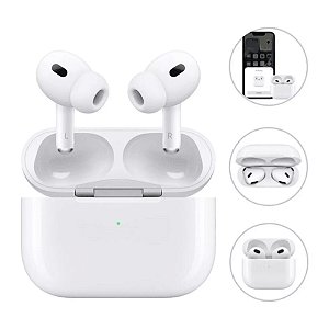 Fone Bluetooth Premium Compatível AirPods Pro 4 Geração Cor Branco