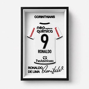 Ronaldo (Quadro Camisa 3D)