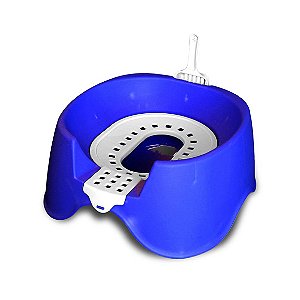 Kokocat Banheiro Sanitário Gato Pá E Depósito Mecpet Azul Único