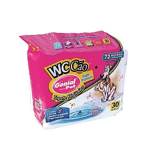 Tapete Higiênico WC Cão 30 Unidades