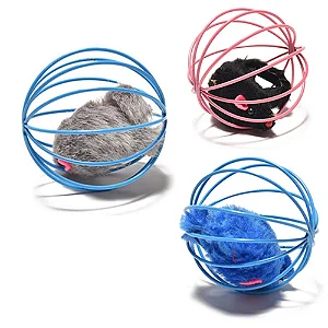 Brinquedo Smart Pet Bola De Metal com Rato