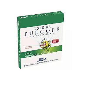 Coleira Pulgoff Verde - 45 cm M