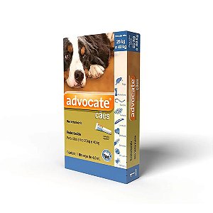 Antipulgas Advocate Cães mais de 25kg 1 pipeta
