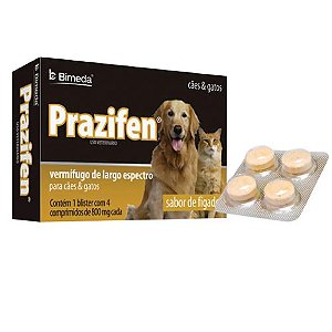 Prazifen 4 comprimidos Bimeda 4 Comprimidos