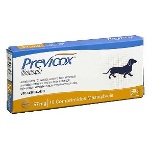 Previcox 57mg Merial 10 comprimidos