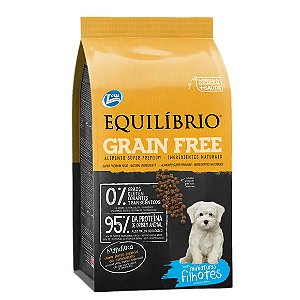 Ração Equilíbrio Grain Free Cães Filhotes Mini 1,5 kg
