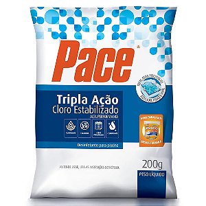 Pace Tripla Ação Cloro Estabilizado HTH 200 g