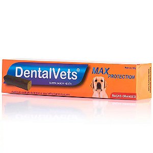 Dentalvets Max Protection Limpa Dentes para Cachorro Raças Grandes Único