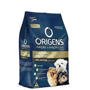 Ração Origens Cães Filhotes Raças Específicas Yorkshire, Maltês e Spitz 1 kg
