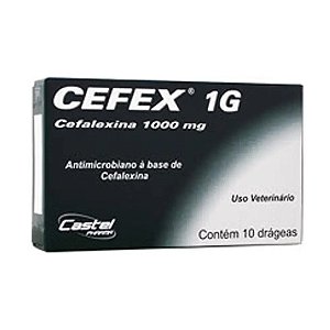 Cefex 1g 10 drágeas