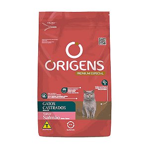 Ração Origens Gatos Castrados Salmão 10,1kg
