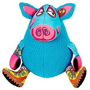 Brinquedo Pelúcia Gruntleys - Mini Azul Fatcat