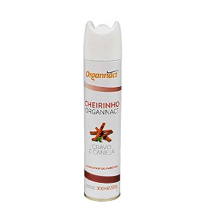 Aromatizador Organnact Cheirinho Cravo e Canela 300ml