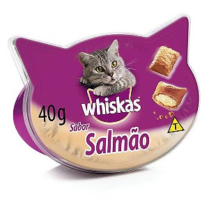 Petisco Whiskas Temptations Salmão Gatos Adultos 40 g