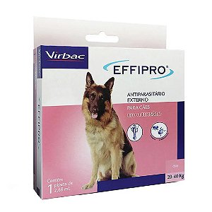 Antipulgas e Carrapatos Effipro Cães 20 a 40kg 2,68 ml