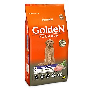 Ração Golden Fórmula Cães Adultos Peru e Arroz 15 kg