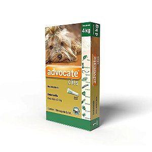 Antipulgas Advocate Cães até 4kg 1 pipeta