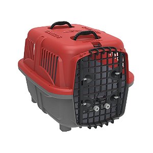 Caixa Transporte Cargo Kennel NÂº4 - Vermelha