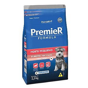 Ração Premier Formula Cães Filhotes Raças Pequenas Frango 2,5 kg