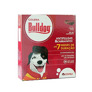 Coleira Antipulgas Bulldog Único