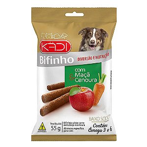 Bifinho Maçã e Cenoura Kadi 55 g