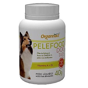 Suplemento Vitamínico Organnact Pelefood Dog tabs 40 g