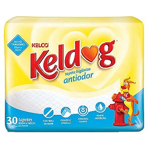 Tapete Higiênico Kelco Keldog Antiodor 30 unidades