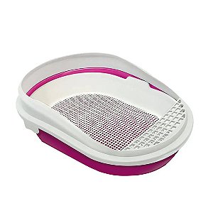 Bandeja Higiênica Furba Rosa Furacão Pet Único