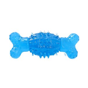 Brinquedo Dentalbone Osso Spin Azul Odontopet Até 15kg
