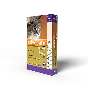 Antipulgas Advocate Gatos entre 4 e 8kg 1 pipeta