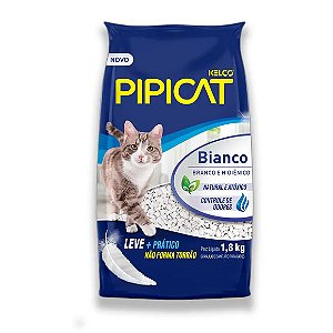 Areia Pipicat Bianco para Gatos 1,8 kg