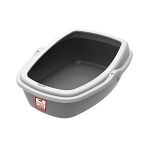 Sanitário Gatos Wc King - Medio - Cinzaaupe