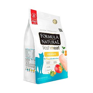 Ração Fórmula Natural Fresh Meat Gatos Adultos Frango 7 kg pac. Indiv. de 500g