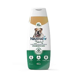 Shampoo e Condicionador 3 em 1 Erva de Santa Maria Neutrodor Petmais 700 ml