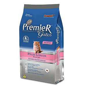 Premier Gatos Filhotes Pelos Longos Salmao 500 g