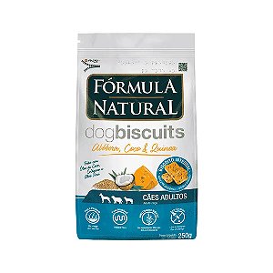 Petisco Fórmula Natural Dog Biscuits Abóbora Cães Adultos 250 g